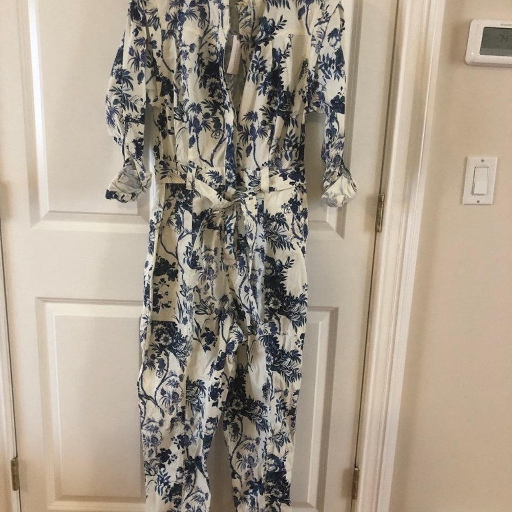 Floral Anthropologie Jumpsuit